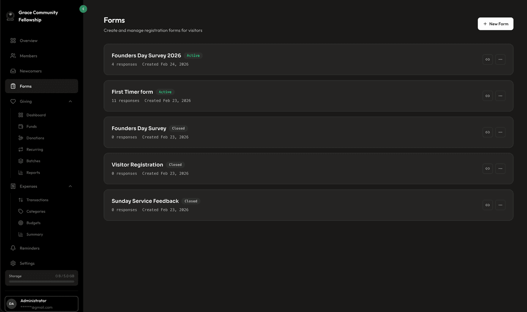 Forms & Surveys screenshot